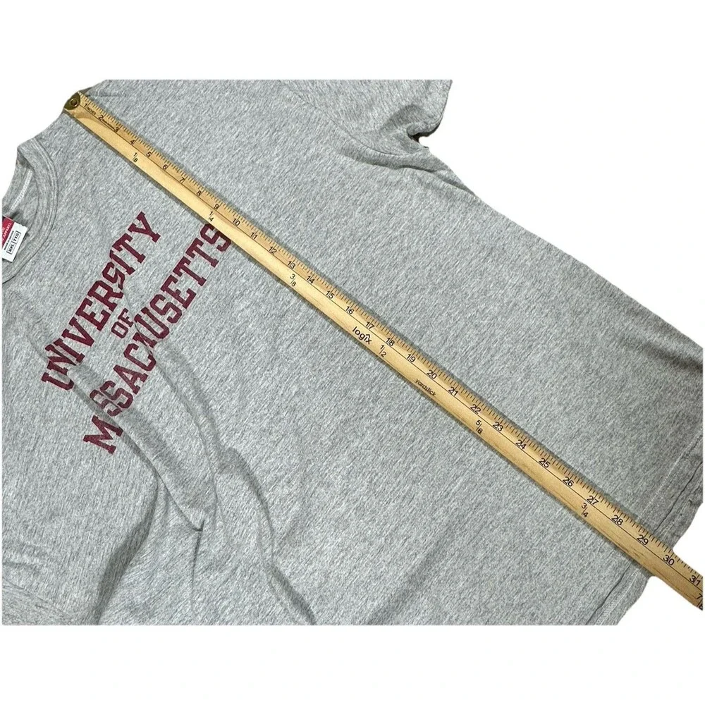 Vintage 90s Champion x University Of Massachusetts Mens XXL Heather Gray T Shirt - Picture 5 of 6